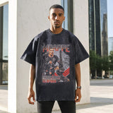 Mens Vintage T Shirt Short Sleeve T-Shirt Men's Loose