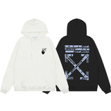 OFF WHITE Hoodie Trendy Street Style Personalized Cotton