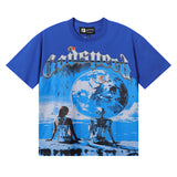 Godspeed t Shirts Tech Man Earth Printing Cotton Casual Short Sleeves Men and Women