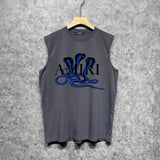 Amiri tank top new font cobra printing