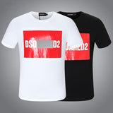 Dsq2 T Shirt Casual Sports Printed Short Sleeve Summer Men