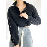 Women Hoodie Thin Loose Short
