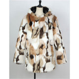 Women Fur Jacket Casual Fashionable Warm Plush Coat