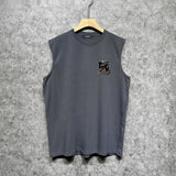 Amiri tank top giant snake letter print