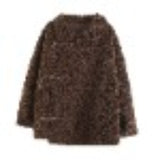 Women Cotton Coat Lamb Wool Coat Women Retro Loose