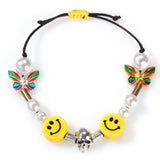 Bracelet Hiphop Smiley Bracelet Butterfly Adjustable Animal Spectrum