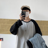 Men T Shirt Loose All-Match Bottoming Shirt