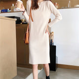 Women Pullover Sweater Striped Slim Knit Sweater