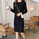Women Pullover Sweater Striped Slim Knit Sweater