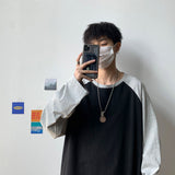 Men T Shirt Loose All-Match Bottoming Shirt