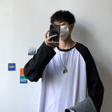 Men T Shirt Loose All-Match Bottoming Shirt