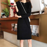 Women Pullover Sweater Striped Slim Knit Sweater