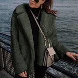 Women Fur Jacket Fashion Berber Fleece Coat