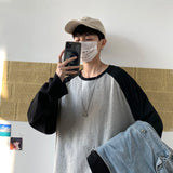 Men T Shirt Loose All-Match Bottoming Shirt