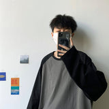 Men T Shirt Loose All-Match Bottoming Shirt