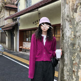 Women Knitted Cardigan Women's Loose