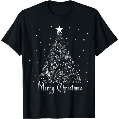 NEW Music Notes Christmas Tree Musical Teacher Music Xmas