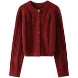 Women Knitted Cardigan Women's Loose
