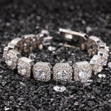 Bracelet Bracelet High Micro Zircon 12.5mm Rock Sugar Bracelet hiphop Spectrum St. Valentine's