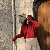 Women Knitted Cardigan Women's Loose