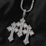 Jewelry Vintage Cross Pendant Fashion Copper Ladder Square Zirconium Crosses Royalty Spectrum