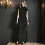 Women Evening Dresses Autumn Short Sleeve Dresses