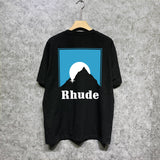 Rhude T Shirts Printed Trendy Pure Cotton