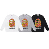Bathing ape Crew neck sweatshirt