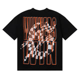 Godspeed t Shirts Racer F1 Champagne Printed Cotton Casual Short Sleeve T-Shirt Men and Women