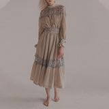 Bohemian Dress Temperament Sexy Stripes Dress