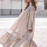 Bohemian Dress Temperament Sexy Stripes Dress