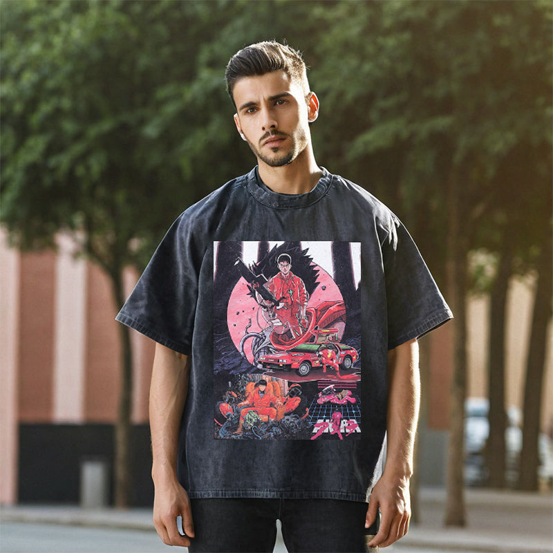 Mens Vintage T Shirt Men's Vintage Small Neckline Short Sleeve