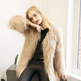 Women Fur Jacket Fashion Casual Fur Jacket