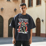 Mens Vintage T Shirt Short Sleeve