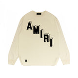 Amiri Long Sleeved Shirt Printed Trendy Pure Cotton