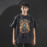 Mens Vintage T Shirt Short Sleeve T-Shirt Men's and Women's