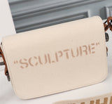 Off White Bag Casual Outdoor Convenient Tote Bag