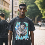 Mens Vintage T Shirt Half Sleeve T-Shirt Short Sleeve