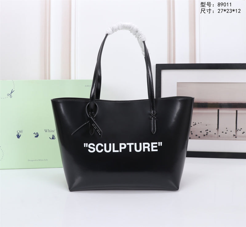 Off White Bag Casual Outdoor Convenient Tote Bag