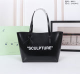 Off White Bag Casual Outdoor Convenient Tote Bag