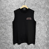 Amiri tank top with crayon horizontal stripes printing
