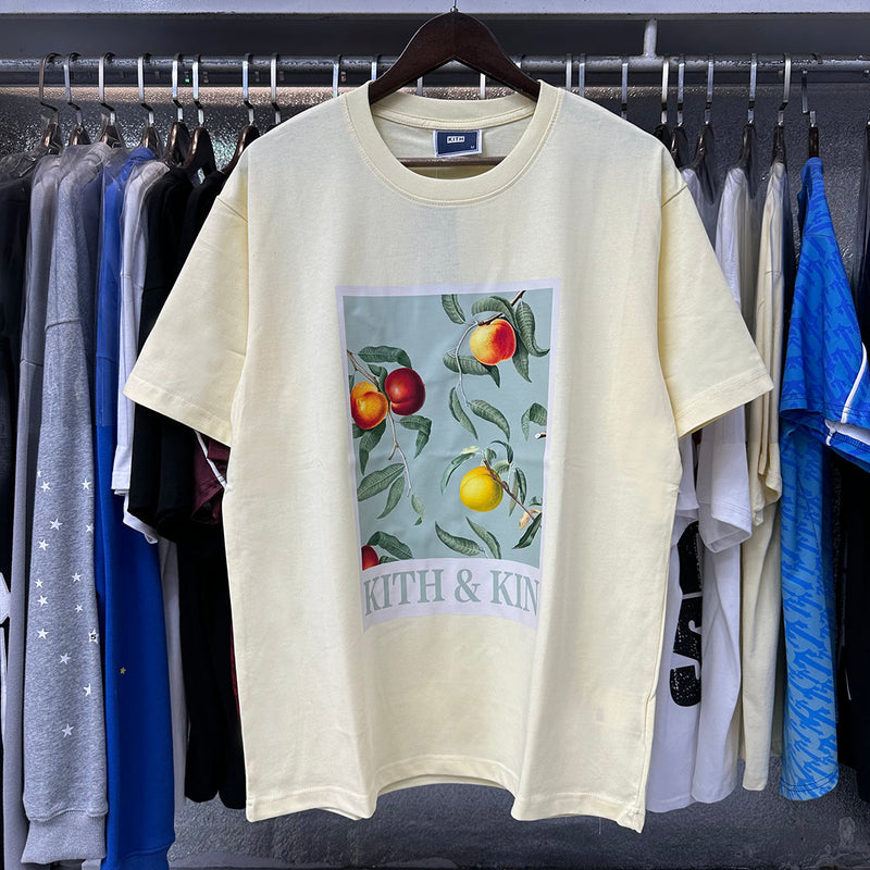 Kith T-Shirt Peach Printed Tee