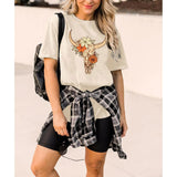 Werbavi Not My First Rodeo Shirt Women Cowgirl Oversized