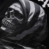 Godspeed T Shirts American Flag Skull Print Cotton Casual Short Sleeves Men and Women