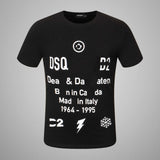 Dsq2 T Shirt Casual Sports Letter Print Short Sleeve Summer Men