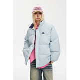 Unisex Coat Youth University Style Winter Cotton-Padded Coat Thickened