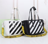Off White Bag Casual Outdoor Convenient Tote Bag