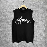 Amiri tank top with snake letter printing