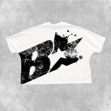 Loose Casual Graphic T Shirt New Harajuku Hip Hop Oversize