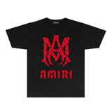 Amiri T Shirts Printed Trendy Pure Cotton